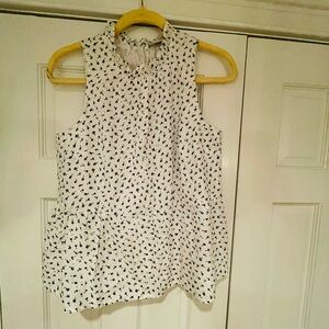 Loft high neck pablum top